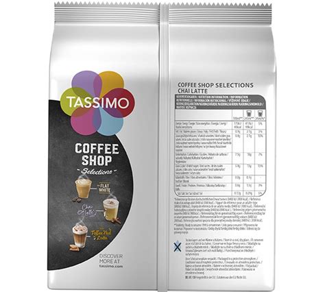 Tassimo Pods Coffee Shop Chai Latte X 8 T Discs