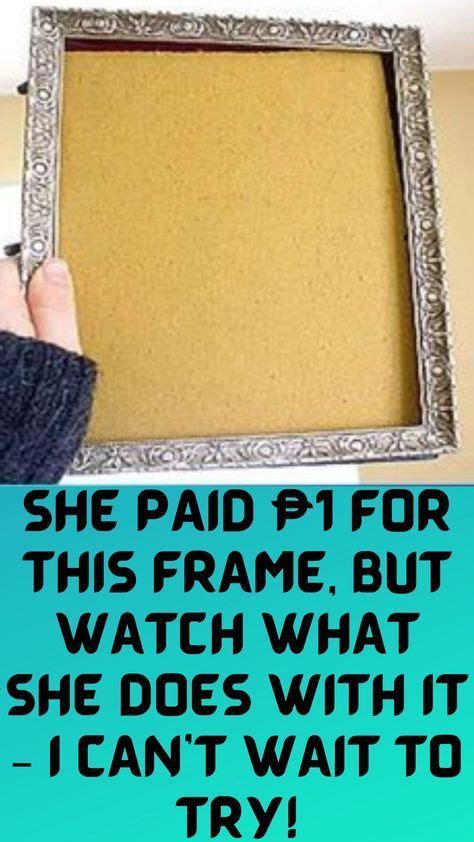 A Person Holding Up A Frame With The Words She Paid 1 For This Frame