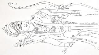 Lord Shree Ram Drawing Easy Pencil Drawing Of Lord Ra Doovi