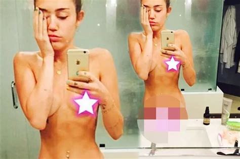 Miley Cyrus Posts Naked Selfie As She Prepares To Host Mtv Vmas
