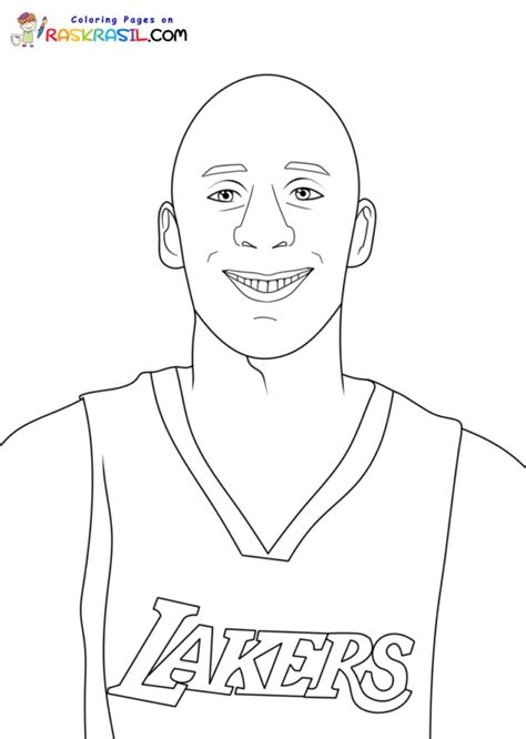 Coloriage Kobe Bryant à imprimer