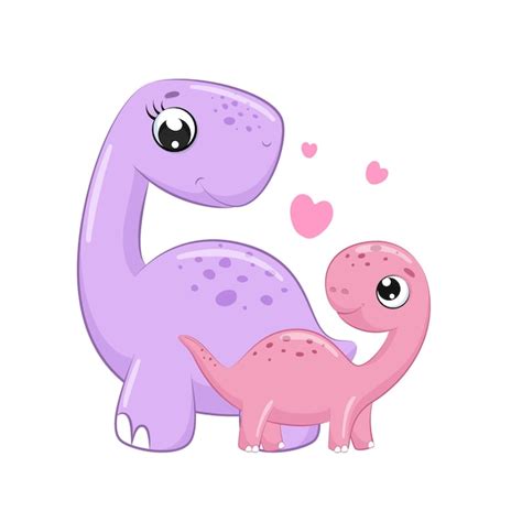 Premium Vector Cute Dinosaur Clipart Cartoon Illustration 80712 | The ...