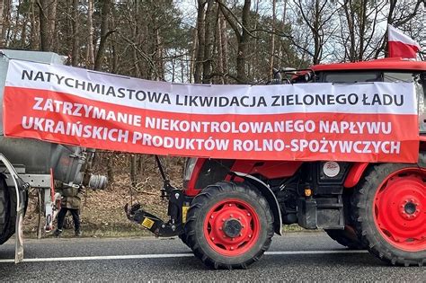 Protest rolników kujawsko pomorskie 6 marca Tu są kolejne blokady dróg