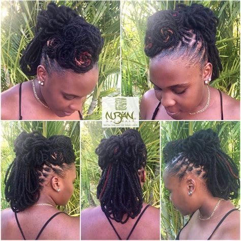 Pin By Connie Johnson On Loc Lyfe Locs Hairstyles Dreadlock Hairstyles Black Easy Updos For