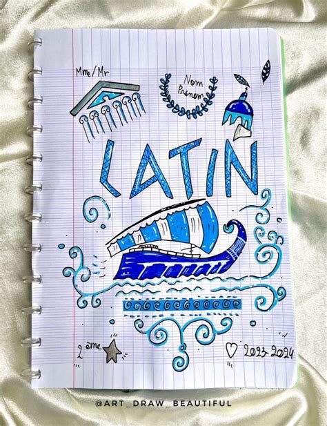 Page De Garde Latin Draw Beautiful Art Art