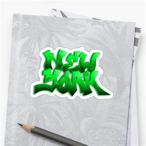 NEW YORK Graffiti Sticker von MMJDSGN | New york graffiti, Graffiti ...