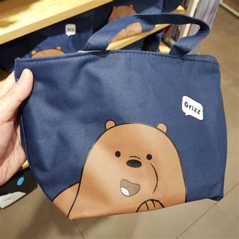 Jual Miniso We Bare Bears Lunch Bag Shopee Indonesia