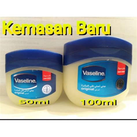 Jual Vaseline Pure Petroleum Jelly 100 Ml Made In Arab 100 Original