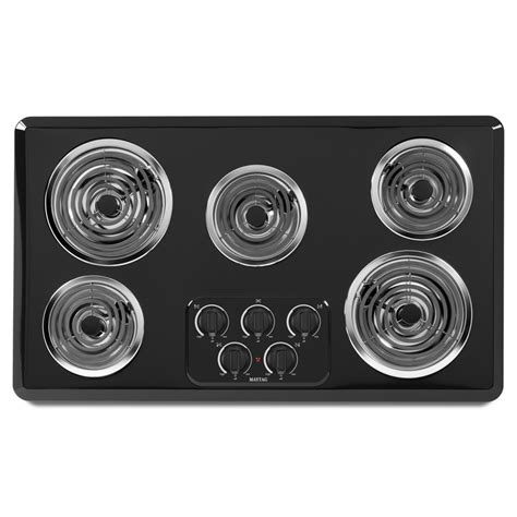 Shop Maytag 5-Element Electric Cooktop (Black) (Common: 36-in; Actual ...