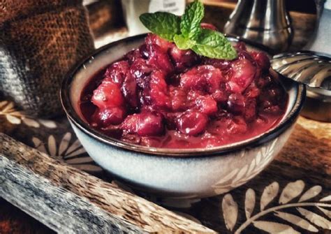 Holiday Cranberry Sauce Recipe By Tallior Cookpad