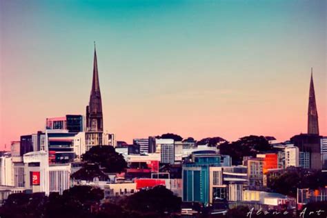 Auckland Cityscape Night Sky Painting Graphic by Alone Art · Creative ...