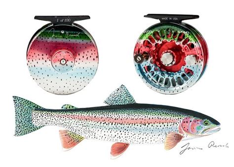 Rainbow Rainbow Trout Fish Art Trout