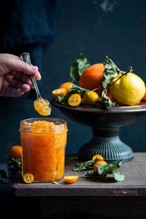 Kumquat Marmalade Recipe Binjals Veg Kitchen