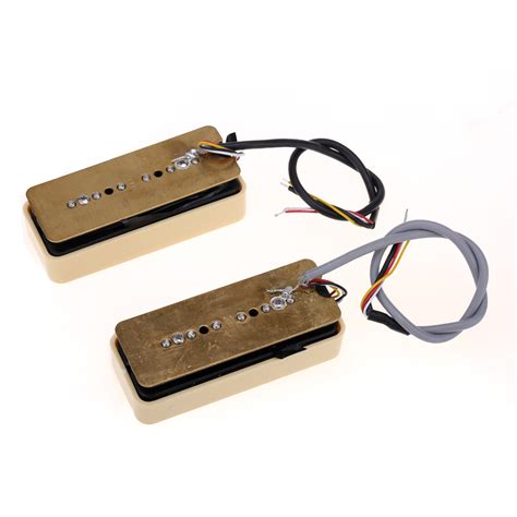 Value Wilkinson M Series Stacked P90 Soapbar Ceramic Single Coil Sized Humbucker Pickups Set For