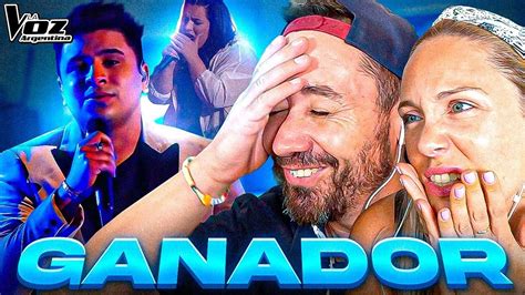 ESPAÑOLES ELIGEN GANADOR DE LA VOZ ARGENTINA 2021 YouTube