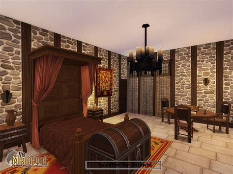 The Sims Resource Ye Medieval Castle House Cc Only Tsr