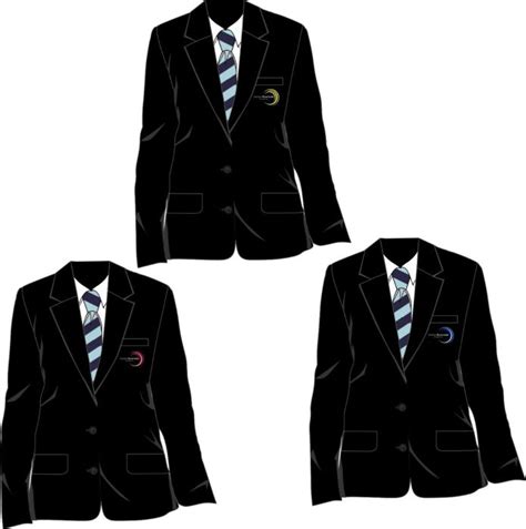 Black Girls Blazer - Embroidered with Walker Riverside Academy logo