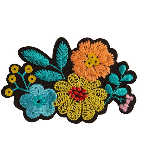 Simplicity Floral Patch Iron On Applique Joann