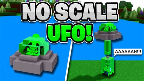 NO Scale Tool UFO Build A Boat For Treasure YouTube