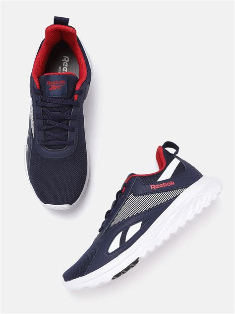 Buy Reebok Men Navy Blue And White Woven Design Conclave Runner Shoes Sports Shoes For Men