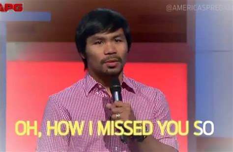 Manny Pacquiao Sings Horrible NFL Song