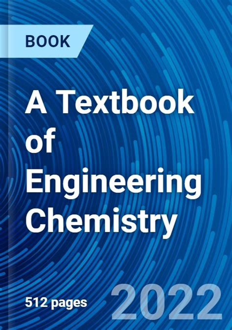 A Textbook Of Engineering Chemistry Research And Markets