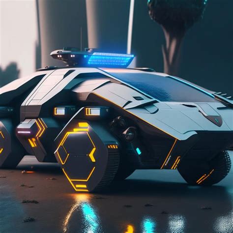 Futuristic Sci Fi Police Car By Pickgameru On Deviantart