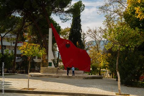 Berat Albania Monument To Margarita Tutulani An Anti Fascist Hero Of