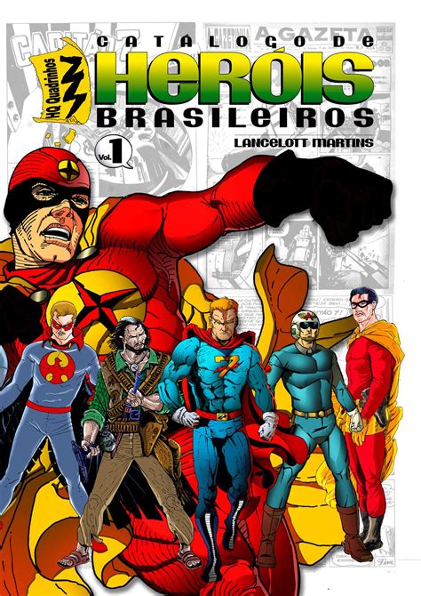 HQ Quadrinhos CATÁLOGO DE HERÓIS BRASILEIROS VOL 1 VERSÃO IMPRESSA