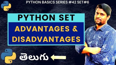 Python Set Advantages Disadvantages In Telugu Set In Python