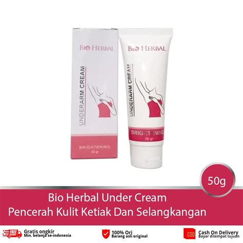 Jual Pemutih Ketiak Dan Selangkangan Hitam Bio Herbal Underarm