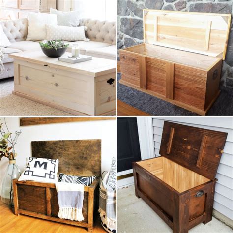 20 Free DIY Blanket Chest Plans (Wooden Storage Chest)