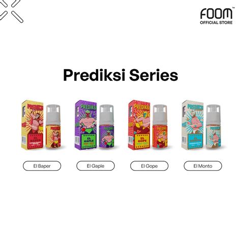 Jual LIQUID FOOM PREDIKSI SERIES SALTNIC 30ML Shopee Indonesia