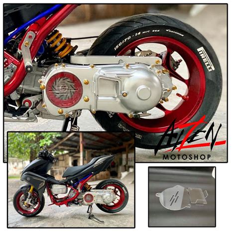 Jual Cover CVT Akrilik Aerox Transparan Cover CVT Aerox Thailook Mika