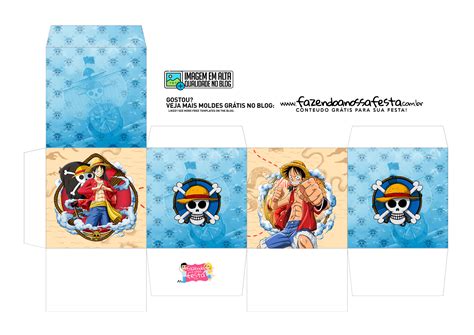 Caixa Cubo One Piece Fazendo A Nossa Festa