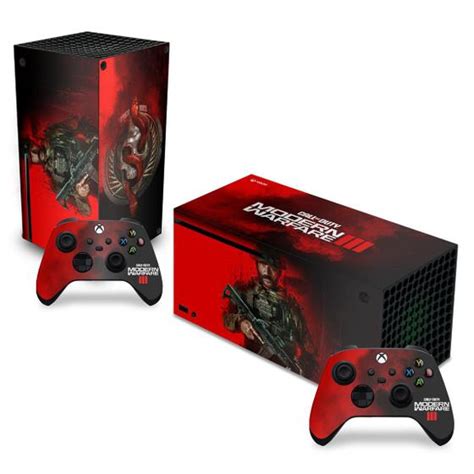 Adesivo Compat Vel Xbox Series X Horizontal Skin Call Of Duty Modern