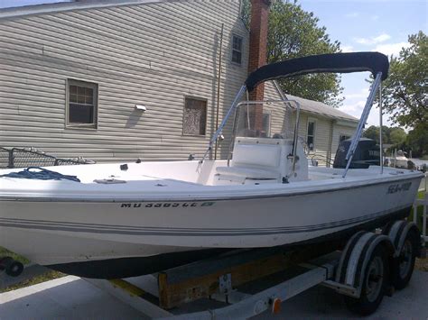 Sold 2005 17ft Sea Pro Center Console Bayflats Boat Sv1700