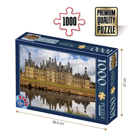 Puzzle Château de Chambord Roovi 67562 1000 pièces Puzzles Châteaux