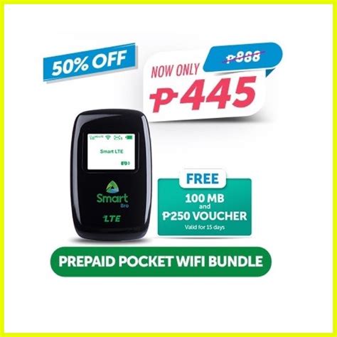 Smart Bro Prepaid LTE Advanced Pocket Wifi Shopee Philippines