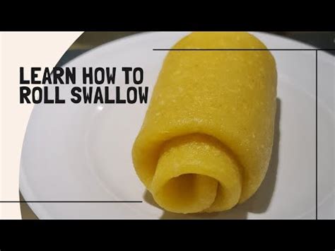 How To Roll Swallow Easy And Quick Ada Bekee YouTube