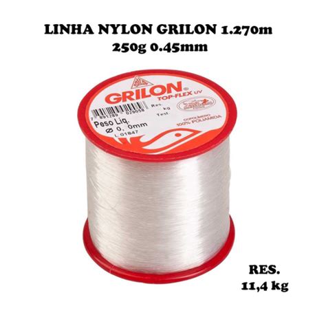 Linha Nylon Pesca Fina Mm M G No Shoptime