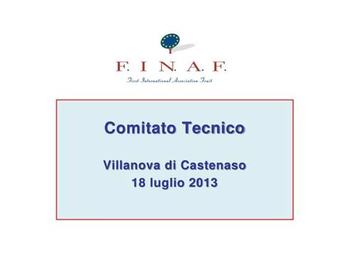 Ppt Comitato Tecnico Villanova Di Castenaso Luglio Powerpoint