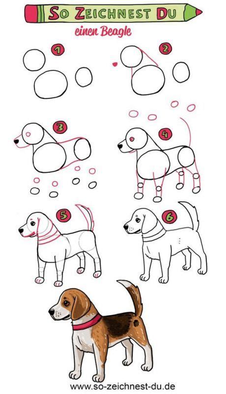 21 tutos étape par étape pour apprendre à dessiner un chien Malen und