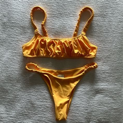 Leni Swim Swim Leni Swim Yellow Bikini Poshmark