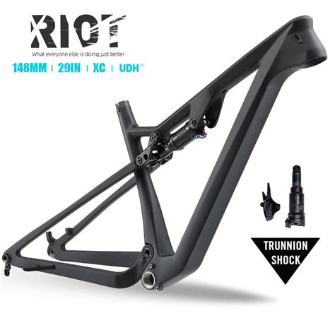 In Carbon Full Suspension Xc Mountain Bicycle Frame Boost With Shock