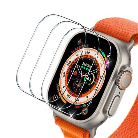 Combo 3x Vidro de Proteção Para Apple Watch 8 Ultra 49mm STAR CAPAS E