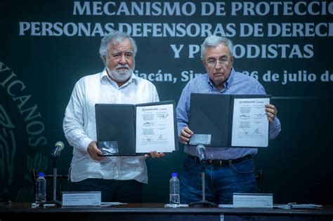 Rocha Firma Convenio Para Protección De Periodistas Y Defensores De Derechos Humanos Con