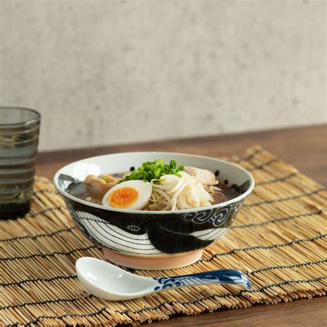 Ramen Bowl Whale Shokunin Store Artisan Japanese Products