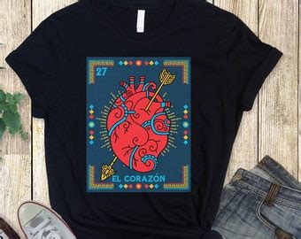 La Chalupa Loteria Mexicana Mexican Lottery Unisex T Shirt Etsy