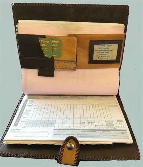 Nhvr Truck Logbook Cover Whiskey